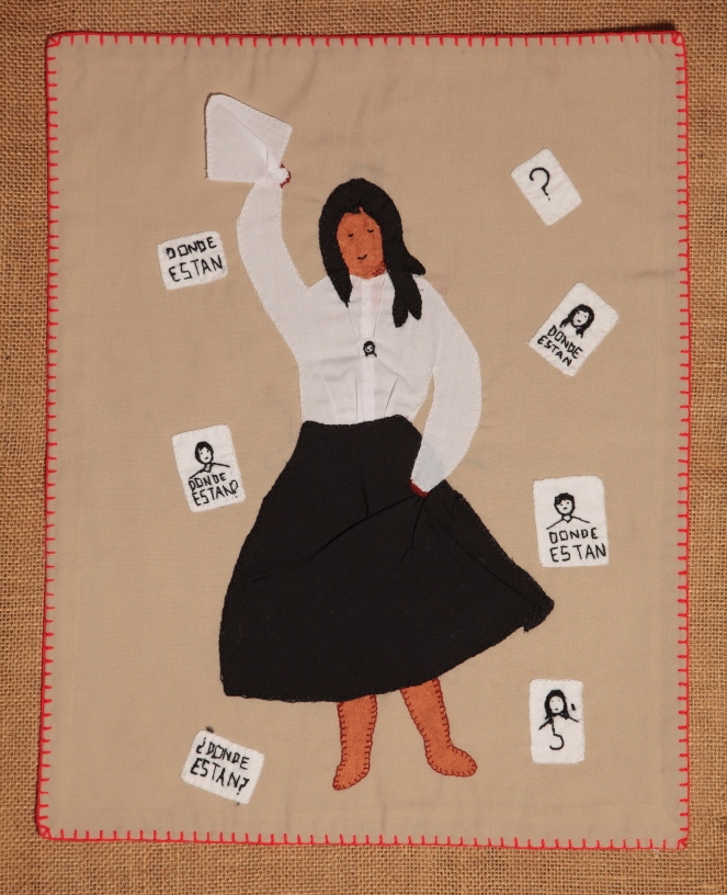  'La cueca sola / Dancing cueca alone', by Aurora Ortiz (Photo: Martin Melaugh)