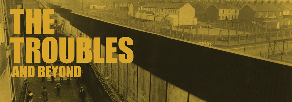 The Troubles and Beyond exhibition, which incorporates textiles from the international Conflict Textiles collection on a permanent rotating basis. (Photo: Martin Nangle, Ulster Museum collection)
