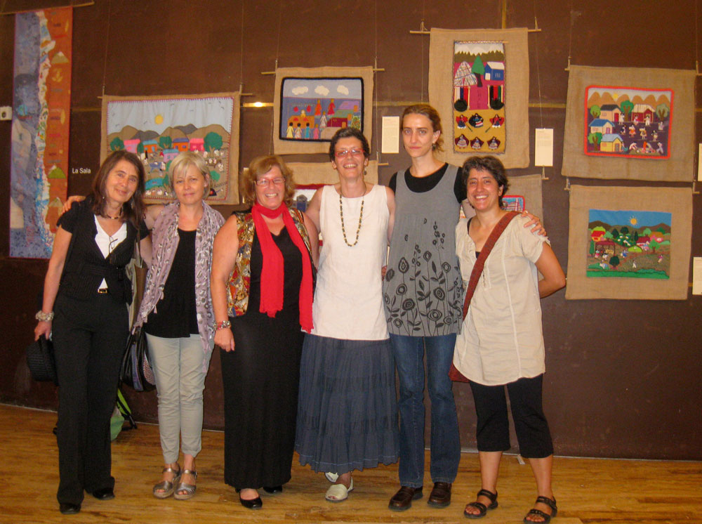 Forum organisers: (L-R) Roberta Bacic, Salut Torne, Neus Bartroli, Pilar Lopez, Alba Sanfeliu and Roser Corbera. (Photo: Roser Corbera)