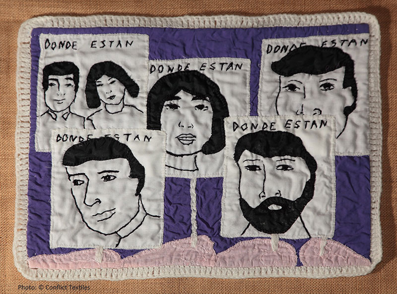 'Nuestros/as desaparecidos/as / Our Disappeared', by Violeta Morales. (Photo: Martin Melaugh)