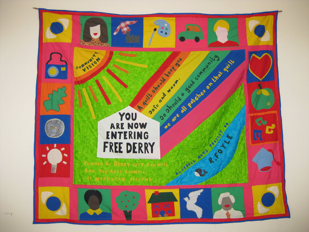 'Visions of the Communnity', by Bluebell Arts Project, facilitated by Tina McLaughlin. (Photo: Martin Melaugh)