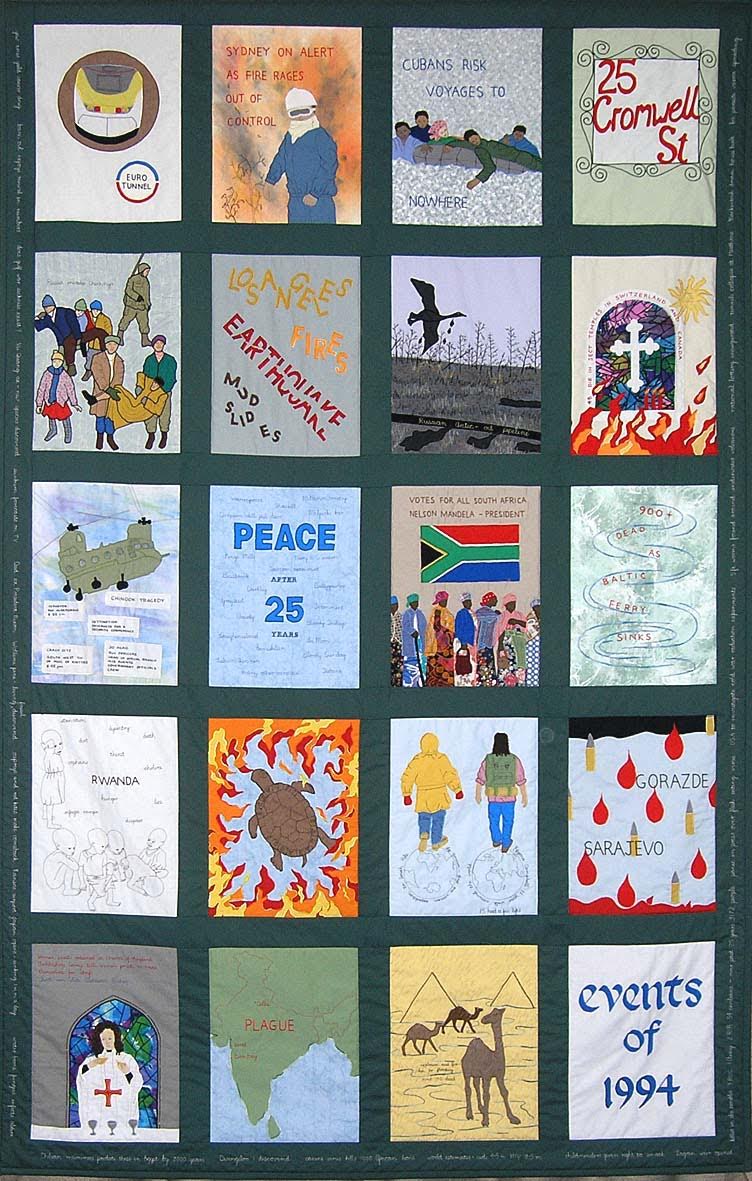 'Events of 1994', by Irene MacWilliam. (Photo: Irene MacWilliam)