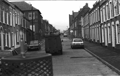 © Copyright Paul Crispin - photograph of British soldiers in Belfast during 1986