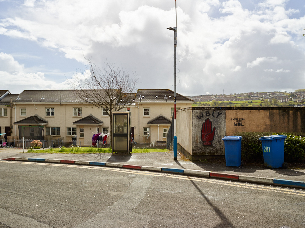 'Were Still Here WBL', (West Bank Loyalists), The Fountain,
Derry/Londonderry