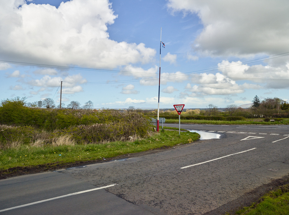 Loyalist Colours, Ballymoney to Ballymena Road, County Antrim