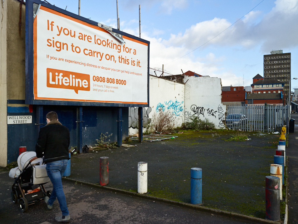 Loyalist Colours, Sandy Row, Belfast